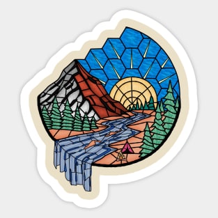 Generic Wild Stained Glass Sticker